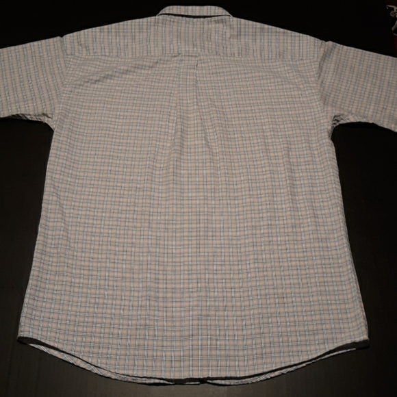 ⬇️$20 Loafers SS plaid button down mens Lg - Picture 5 of 5